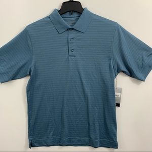 Cutter & Buck S/P blue polo DryTec